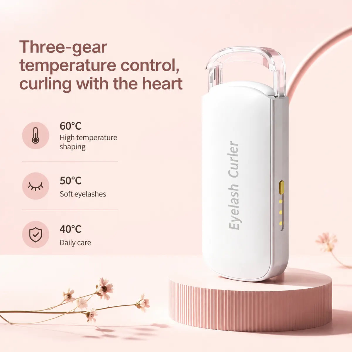 korakio® 🔥 Heated Eyelash Curler – Lift Straight Lashes in Seconds（upsell）