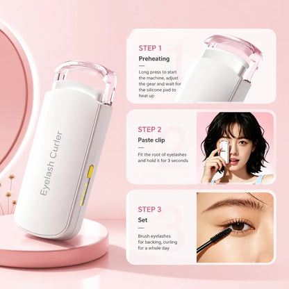 korakio® 🔥 Heated Eyelash Curler – Lift Straight Lashes in Seconds（upsell）