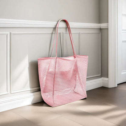 Summer Mesh Beach Tote Bag 🏖️