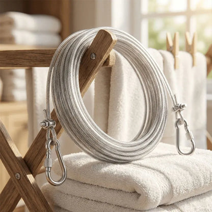 korakio® 💪 PVC-Coated Stainless Steel Clothesline – Heavy-Duty & Rust-Resistant（upsell）
