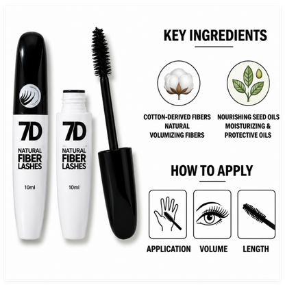 KORAKIO® ✨7D Silk Fiber Mascara – Lengthening, Volumizing & Curling