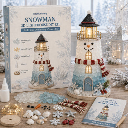 50% OFF 💕 KORAKIO® The Christmas Craft Your Family Will Love 🎄 Glow-Up DIY Lighthouse Kit