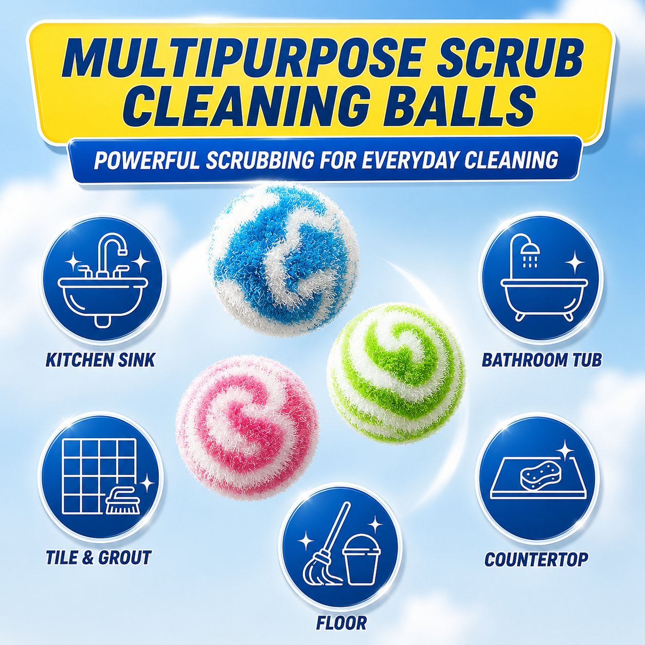korakio® 360° Magic Powerful Cleaning Ball