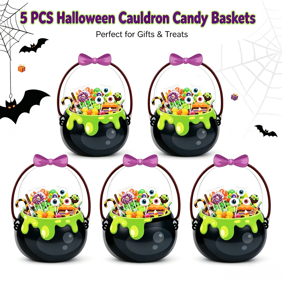 👻Halloween Pumpkin Treat Bags