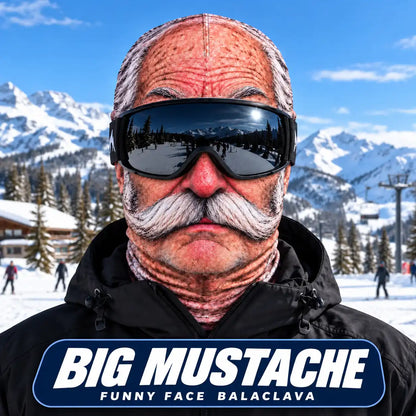 KORAKIO® 🎭🏂 Funny Face Balaclava – Stay Warm, Bring the Laughs