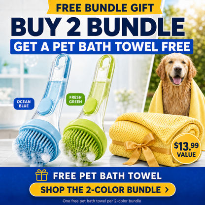 korakio® BubblePaws Foaming Bath Brush