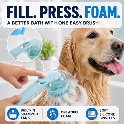 korakio® BubblePaws Foaming Bath Brush