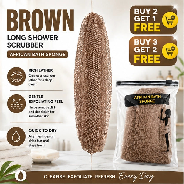 KORAKIO®🧽🕸️Full Body Mesh Shower Scrubber