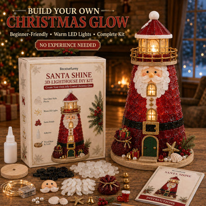 50% OFF 💕 KORAKIO® The Christmas Craft Your Family Will Love 🎄 Glow-Up DIY Lighthouse Kit