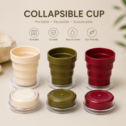 korakio®🍵 Collapsible Travel Cup Set