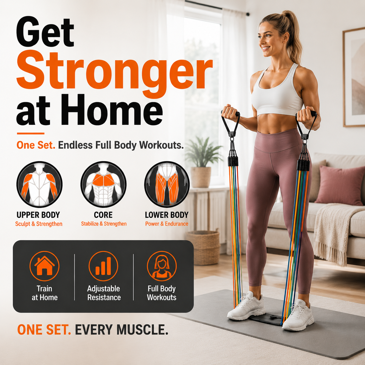korakio® Resistance Bands Set with Handles