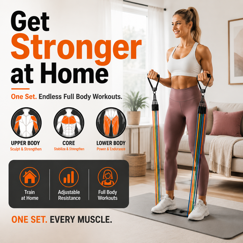 korakio® Resistance Bands Set with Handles