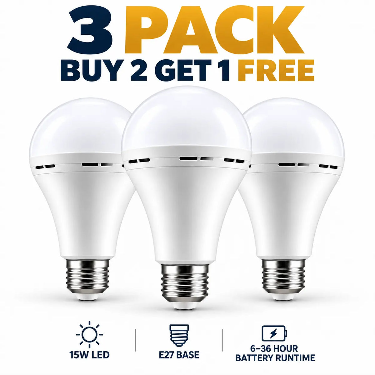 🆙Portable Rechargeable LED Bulb