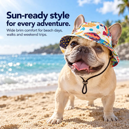 KORAKIO®🐶Paws & Prints Adjustable Dog Bucket Hat