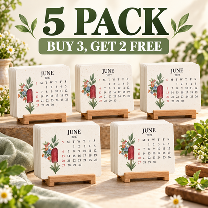 KORAKIO® 🌱🗓️ Eco-Friendly Plantable “Growing Joy” Seed Calendar 2027