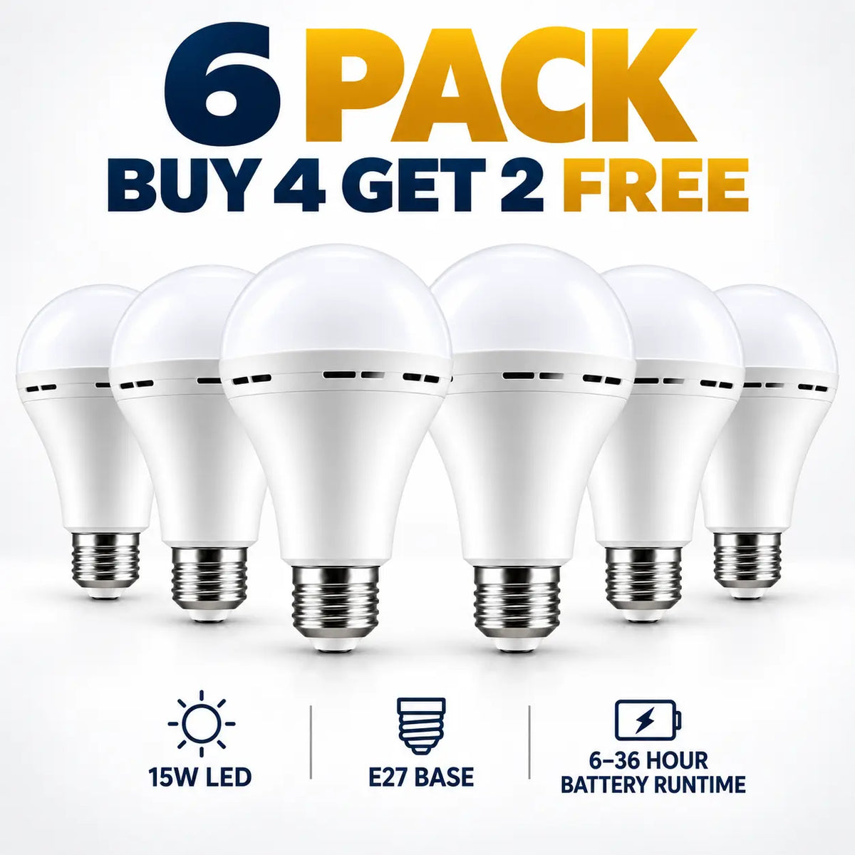 🆙Portable Rechargeable LED Bulb