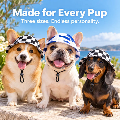 KORAKIO®🐶Paws & Prints Adjustable Dog Bucket Hat