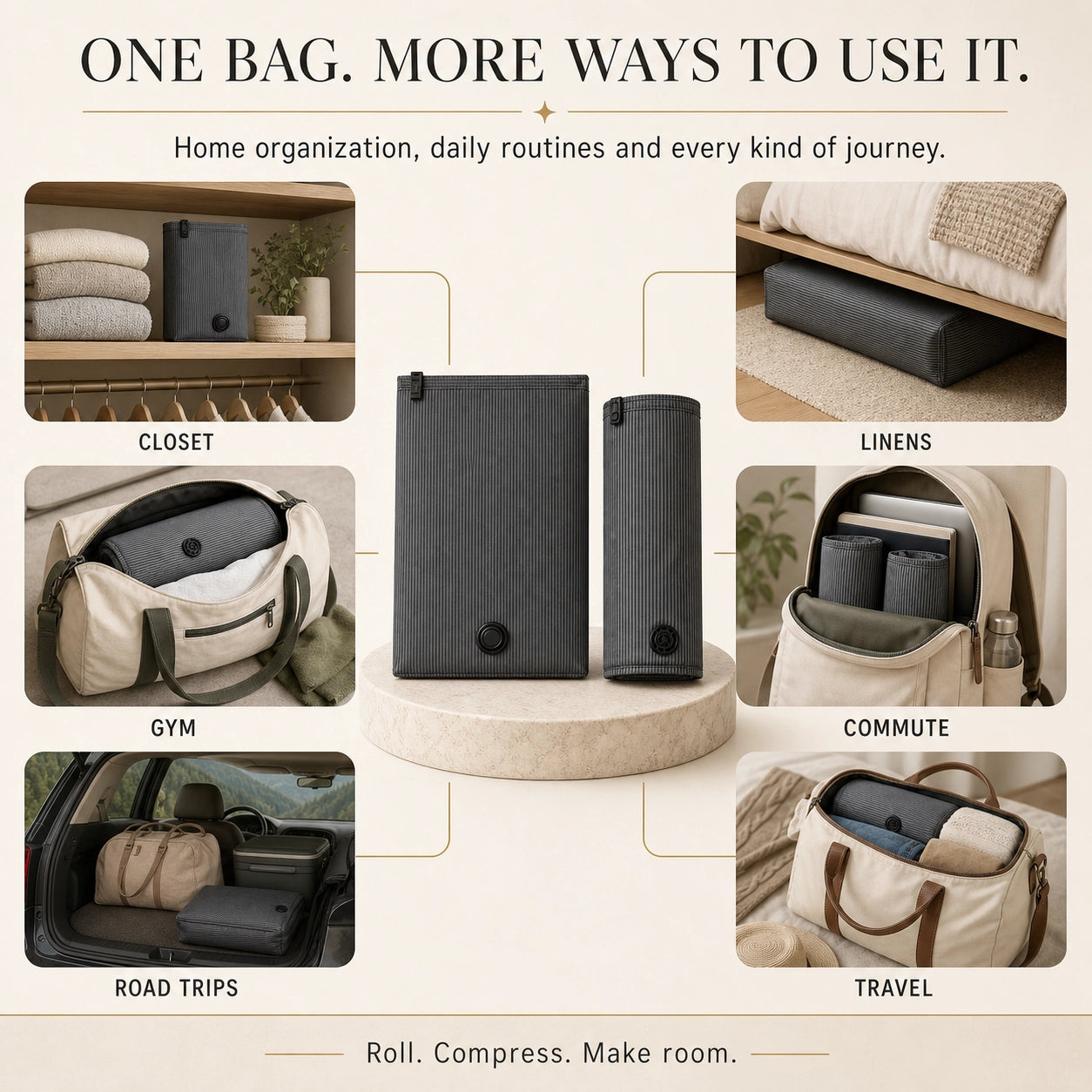 KORAKIO®🏠👕 SpaceSaver Vacuum Compression Storage Bags