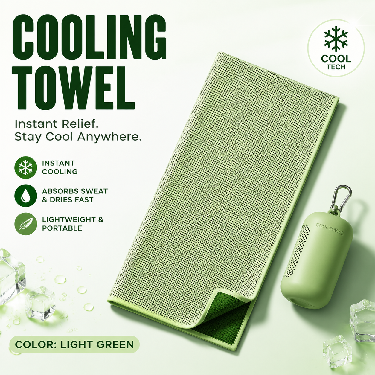 korakio® ❄️ Instant Cooling Relief Towel