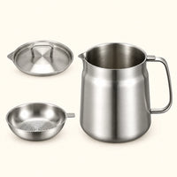 3-Piece Set — Pot + Lid + Oil Filter