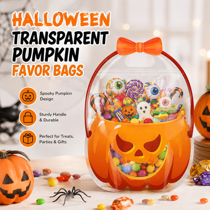 👻Halloween Pumpkin Treat Bags