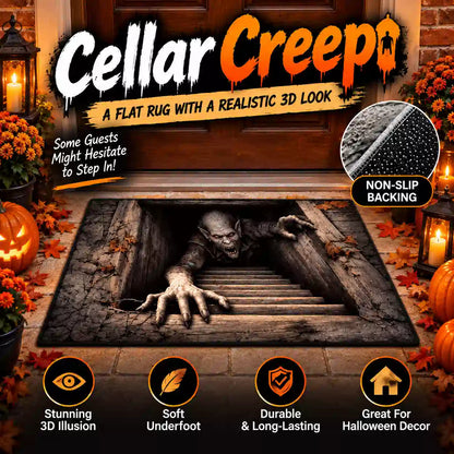 🆙Premium 3D Illusion Halloween Rug