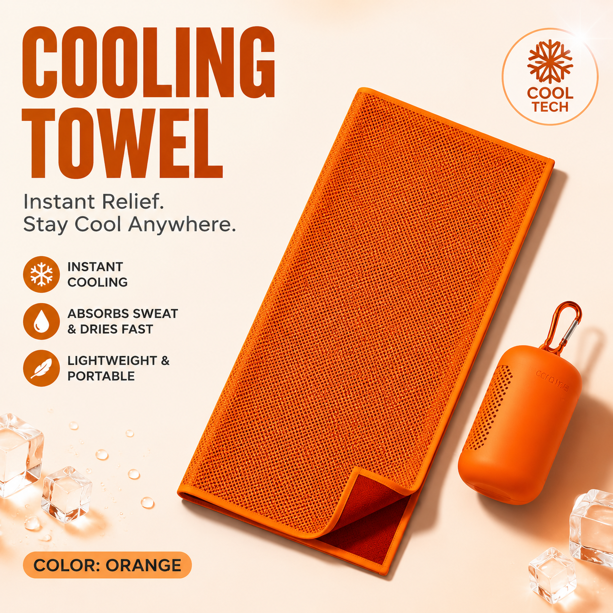 korakio® ❄️ Instant Cooling Relief Towel