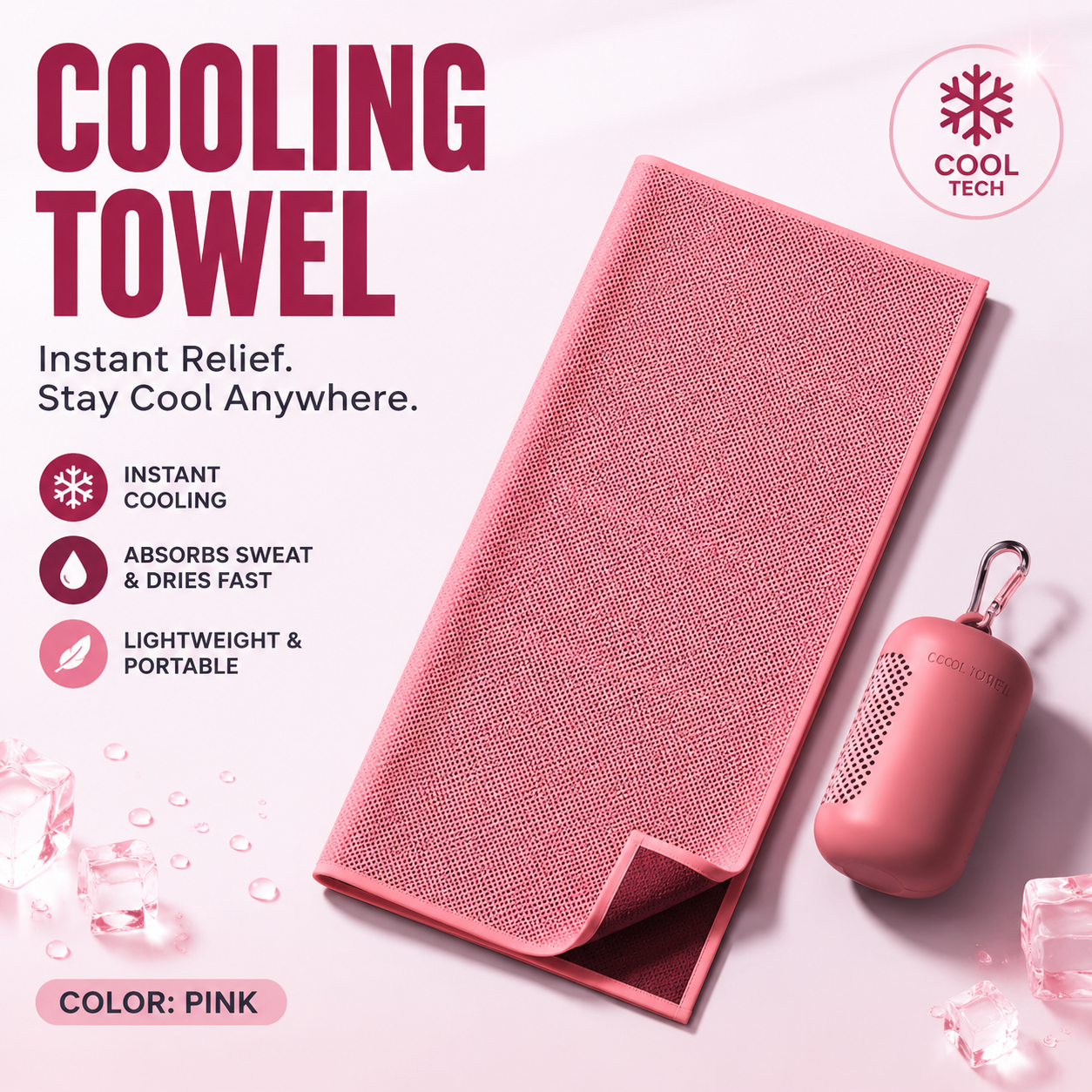 korakio® ❄️ Instant Cooling Relief Towel