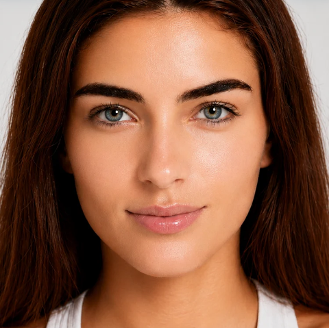 Skin appearance after applying the color correcting primer