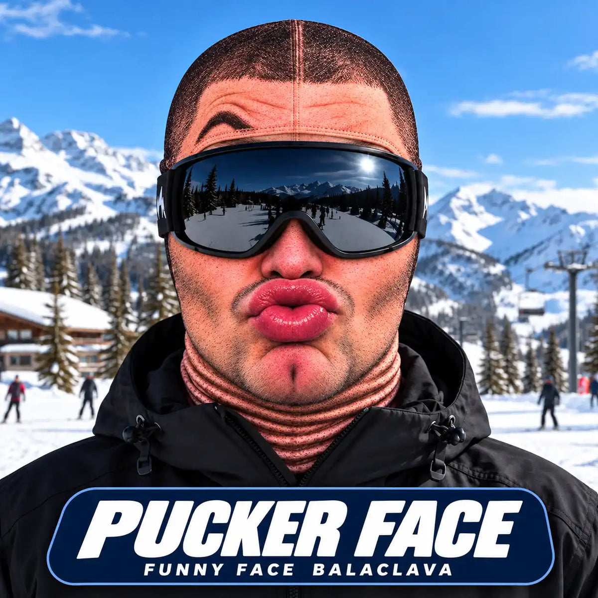KORAKIO® 🎭🏂 Funny Face Balaclava – Stay Warm, Bring the Laughs