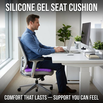 korakio®✨ Ergonomic Silicone Seat Cushion – Relief You Can Feel