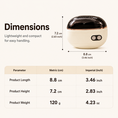 KORAKIO® 2-in-1 Smart Nail Trimmer – Trim & Polish with Ease