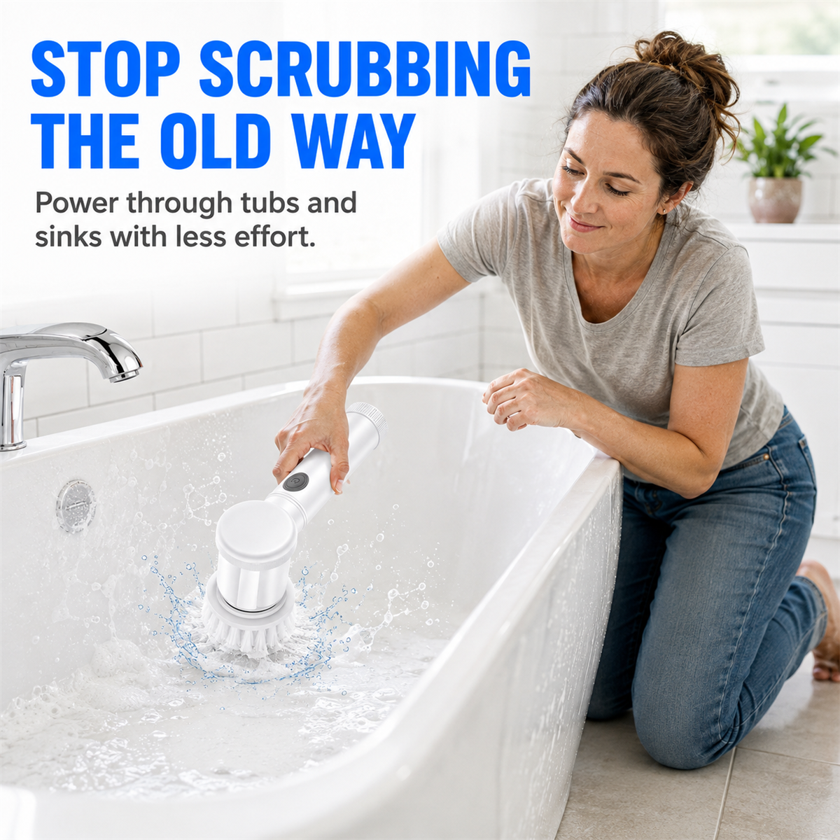 🧽 KORAKIO® Electric Spin Scrubber — Stop Scrubbing For Hours!