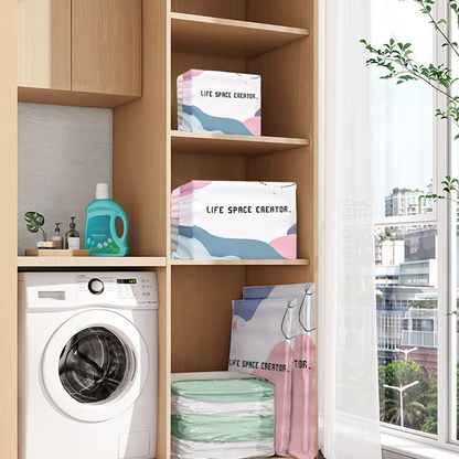 korakio® 🔥No-Pump Vacuum Storage Bags Compress Bulky Clothes & Bedding Without a Vacuum