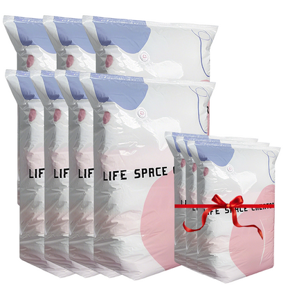 korakio® 🔥No-Pump Vacuum Storage Bags Compress Bulky Clothes & Bedding Without a Vacuum