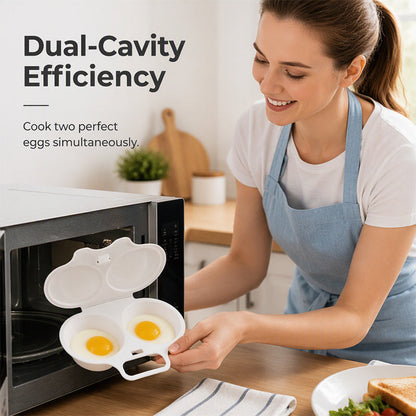 KORAKIO® 🥚 Perfect Poached Eggs in Minutes – No Oil, No Mess, Just Microwave