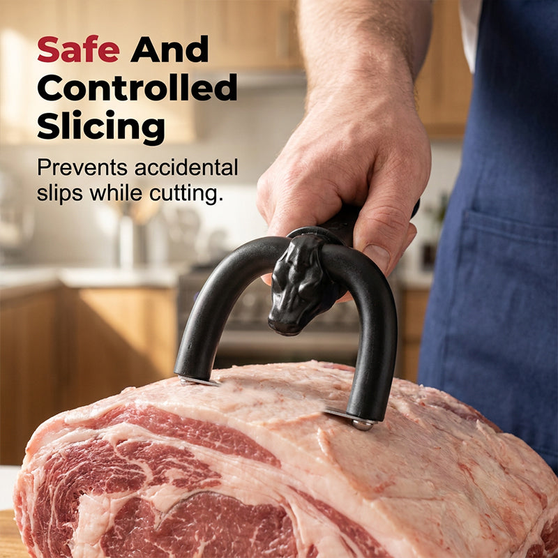 KORAKIO® 🥩 Trim Meat Like A Pro – Handheld Fat Trimmer for Beef, Pork & BBQ Preparation