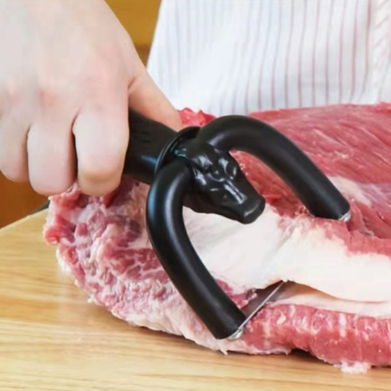 KORAKIO® 🥩 Trim Meat Like A Pro – Handheld Fat Trimmer for Beef, Pork & BBQ Preparation