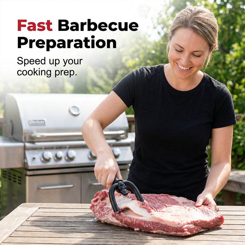 KORAKIO® 🥩 Trim Meat Like A Pro – Handheld Fat Trimmer for Beef, Pork & BBQ Preparation