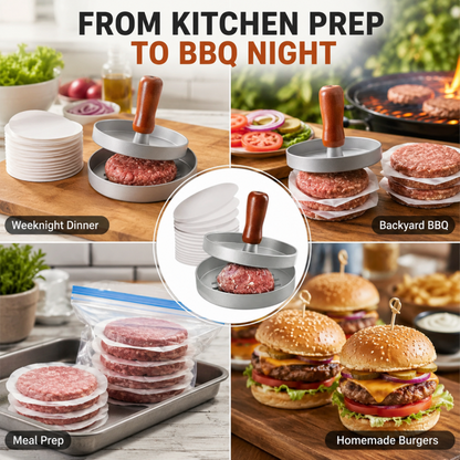 🍔 Perfect Burger Patty Press