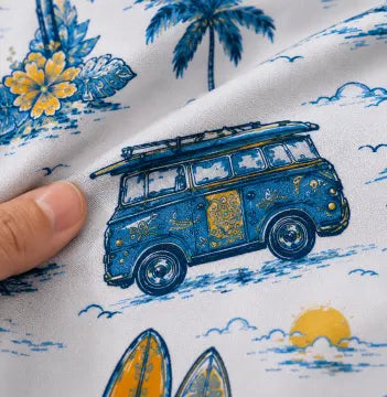 Vivid novelty print detail