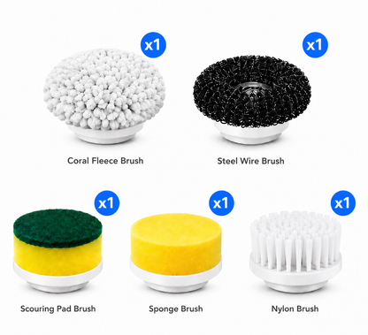 🧽 Electric Spin Scrubber — Replacement Set