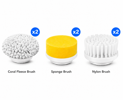 🧽 Electric Spin Scrubber — Replacement Set